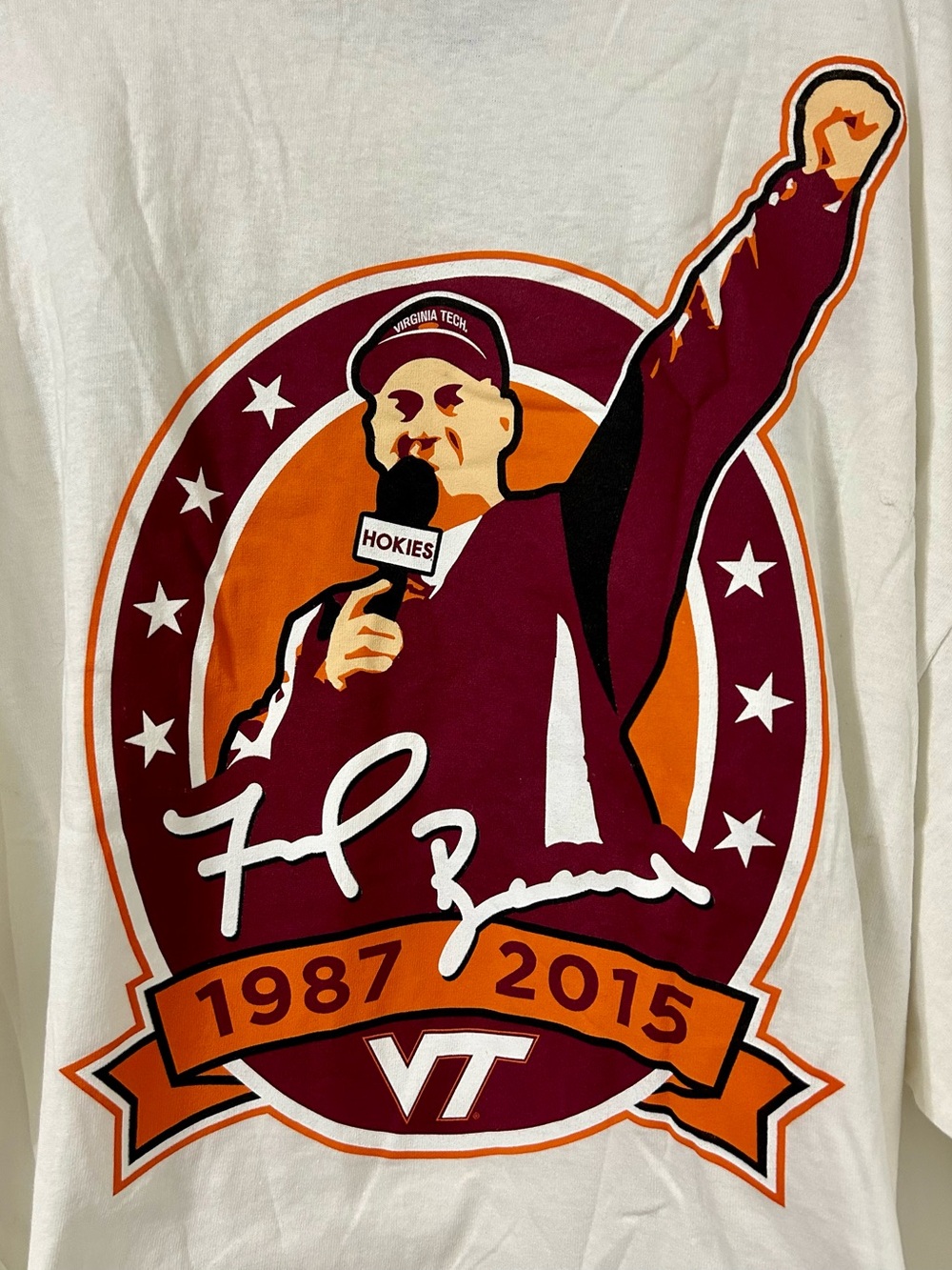 Virginia Tech Frank Beamer Commemorative Long Sleeve T-Shirt